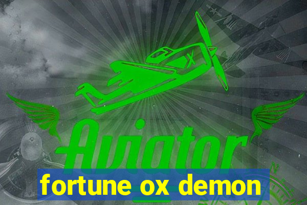 fortune ox demon